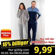 Nur mit der NORMA Plus App günstiger: »Wellness-Fleece-Anzug«
