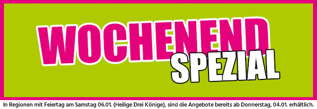 Wochenend-Spezial