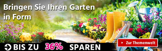 Bringen Sie Ihren Garten<br/>in Form