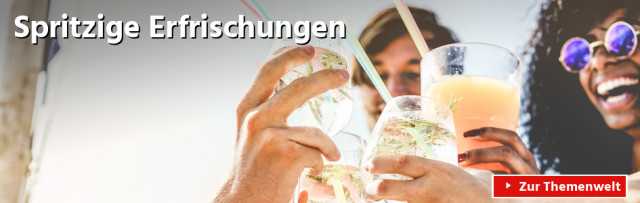 Spritzige Erfrischungen