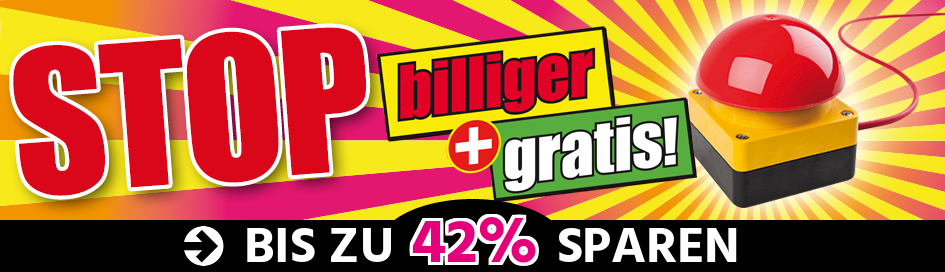 STOP Billiger + Gratis!