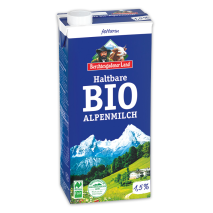 Haltbare Bio Alpenmilch