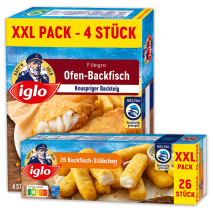 Backfisch-Stäbchen / Filegro XXL