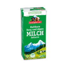 Haltbare Berg und Alpen Milch