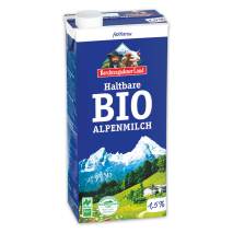 Haltbare Bio Alpenmilch