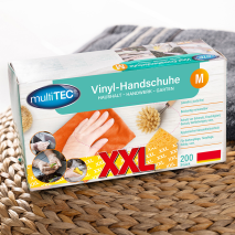 Vinyl-Handschuhe 200er XXL Pack