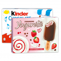 Kinder Schokolade Eis / Yogurette Eis