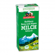 Haltbare Berg und Alpen Milch