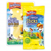 Cheese Sticks Mozzarella / Gouda Scheiben