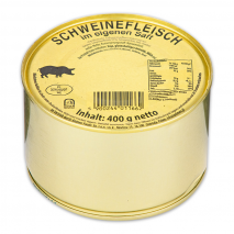 Schweinefleisch in der Dose