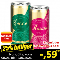 Nur gültig vom 08.06. bis 14.06.2026 und nur mit der NORMA Pluss App 25% billiger: –,59
