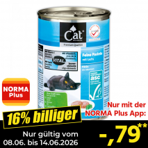 Nur gültig vom 08.06. bis 14.06.2026 und nur mit der NORMA Pluss App 16% billiger: –,79