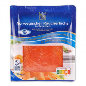 NORMA - Ihr Lebensmittel-Discounter Norwegischer Fischerei | Sortiment | Transparente Räucherlachs 